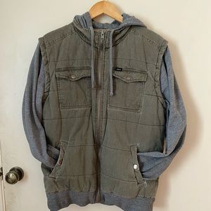 RVCA Men’s Hooded Military Jacket